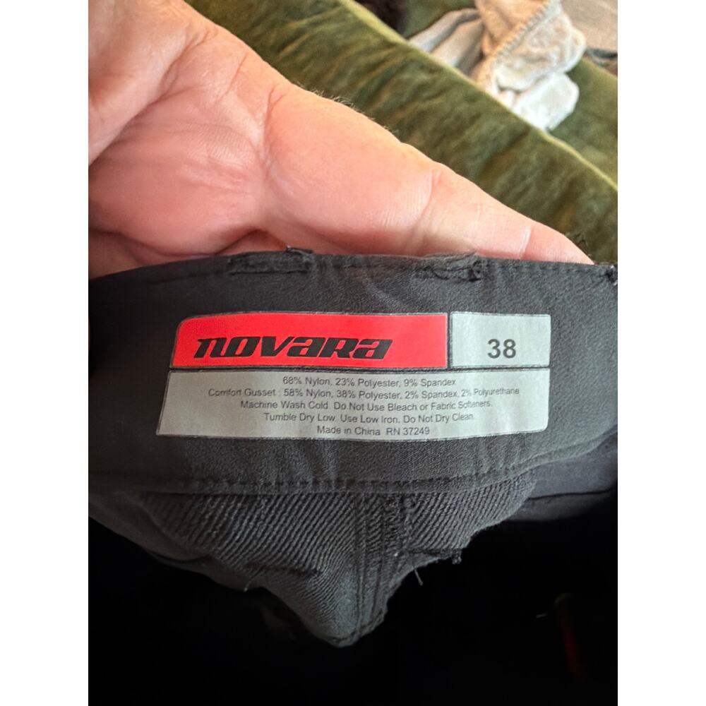 Novara men’s size 38 black padded cycling pants - Picture 3 of 3
